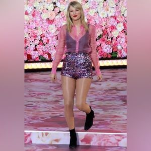 Capezio ultra shimmery footed tight